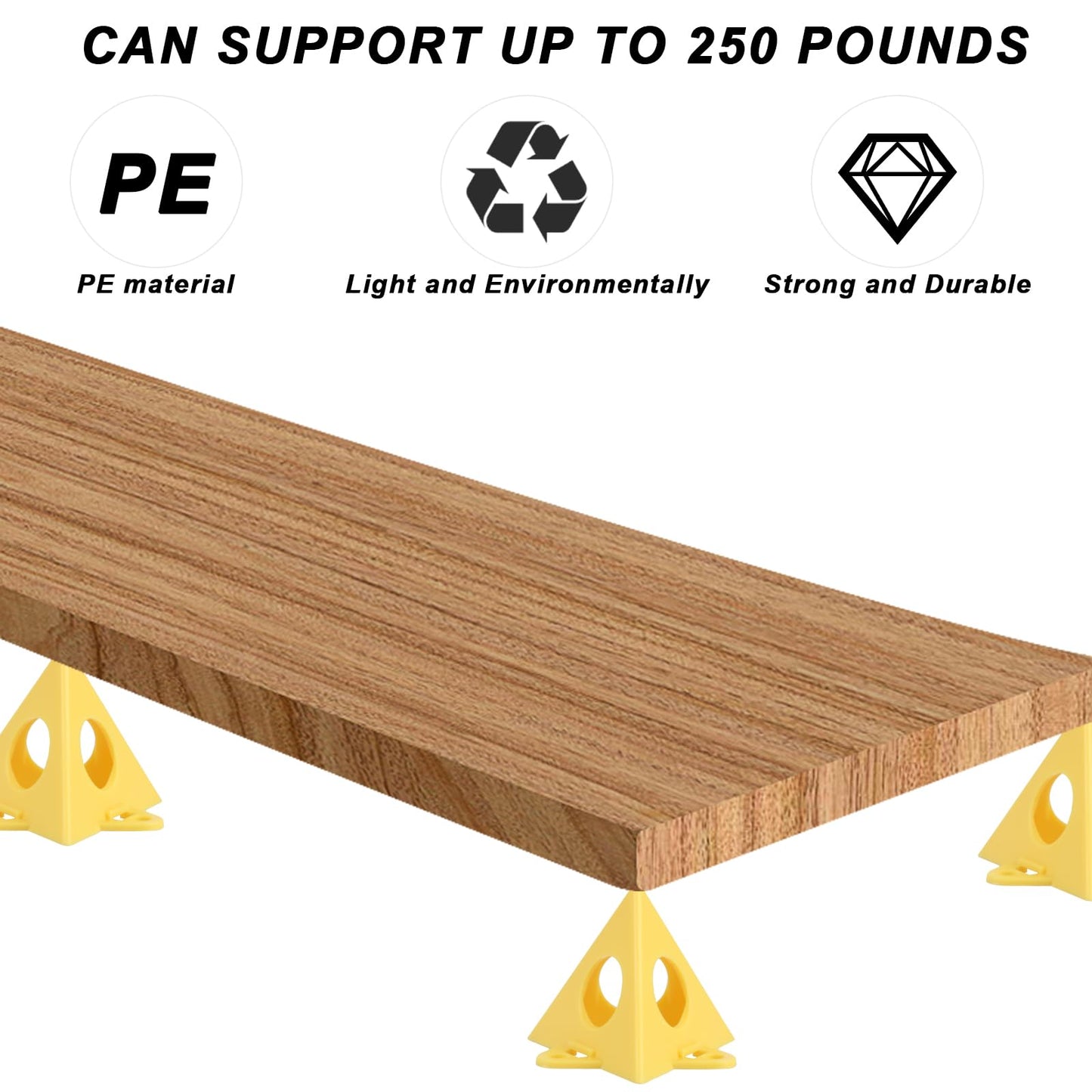 Painters Pyramids Stands, 50pcs Painters Pyramids, Painter's Painting Stands Pyramids, Mini Triangle Cone Paint Stands Tripods for Door Risers Support, Painter Elevated, Cabinet Pouring Accessories