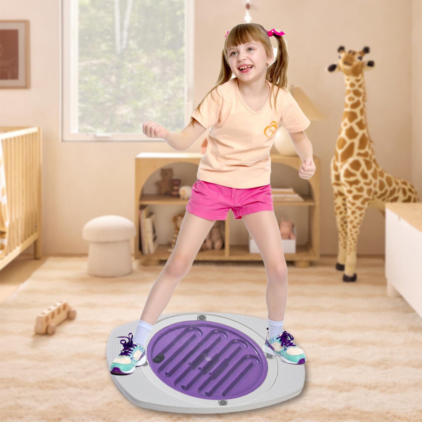 Lydnvjx Balance Board Maze, 20 Inch Maze Balance Plate, Anti Slip Balance Board with 3 Replacement Maze Disks, Maximum Load of 165 Pounds