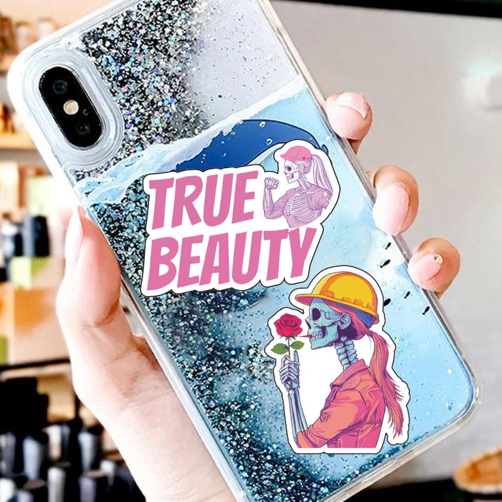 Women Hardhat Sticker | Funny Women in Trade Decals | Female Blue Collar Hard Hat Decals for Car,Waterbottle,Phone,Laptop