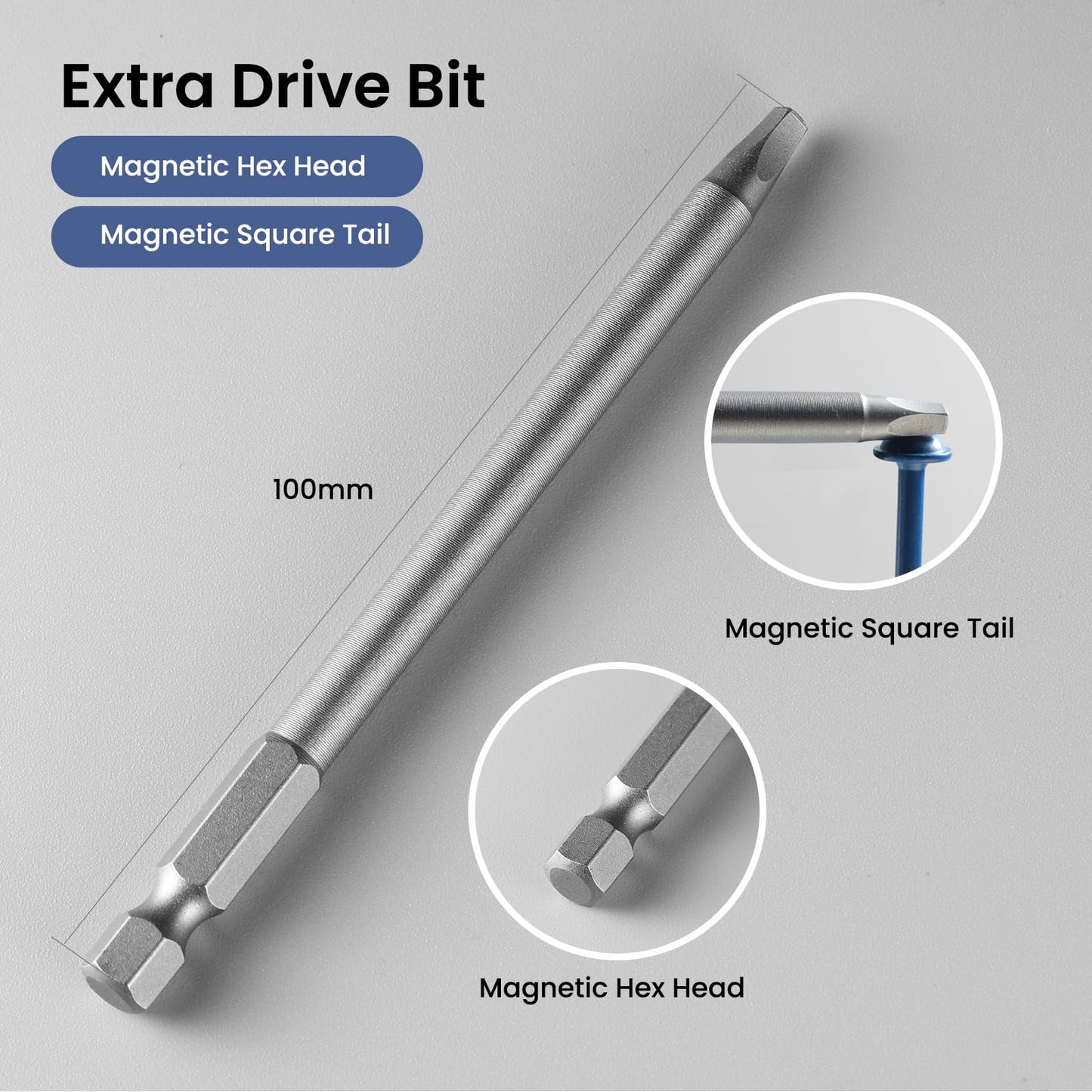 BNUOK Pocket Hole Screws 1 1/4 Inch, 150Pcs, Anti-Rust Blue Coated Pocket Screws #8 x 1-1/4", Exterior Wood Screws, Coarse Thread, Washer Head Square Drive, Self-Tapping Tip, with Drive Bit