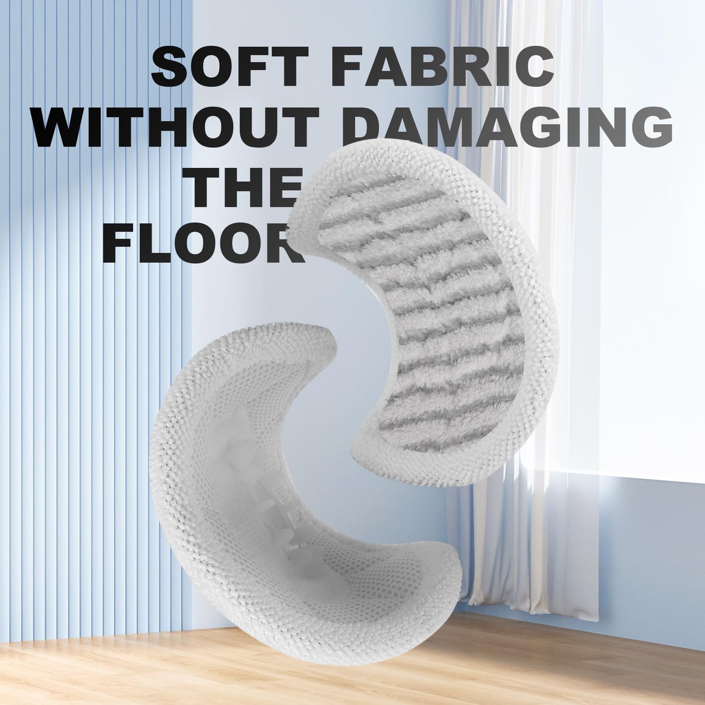 Pads for Shark Steam Scrub Mop: 12 Pack Spin Mop Refills Fit for Shark S7000 S7001 S7000C S7201 S7000AMZ S8201 S8001 S8000 Steam and Scrub Pads - Hard Floor Steam Mop Washable Pads S7001TGT