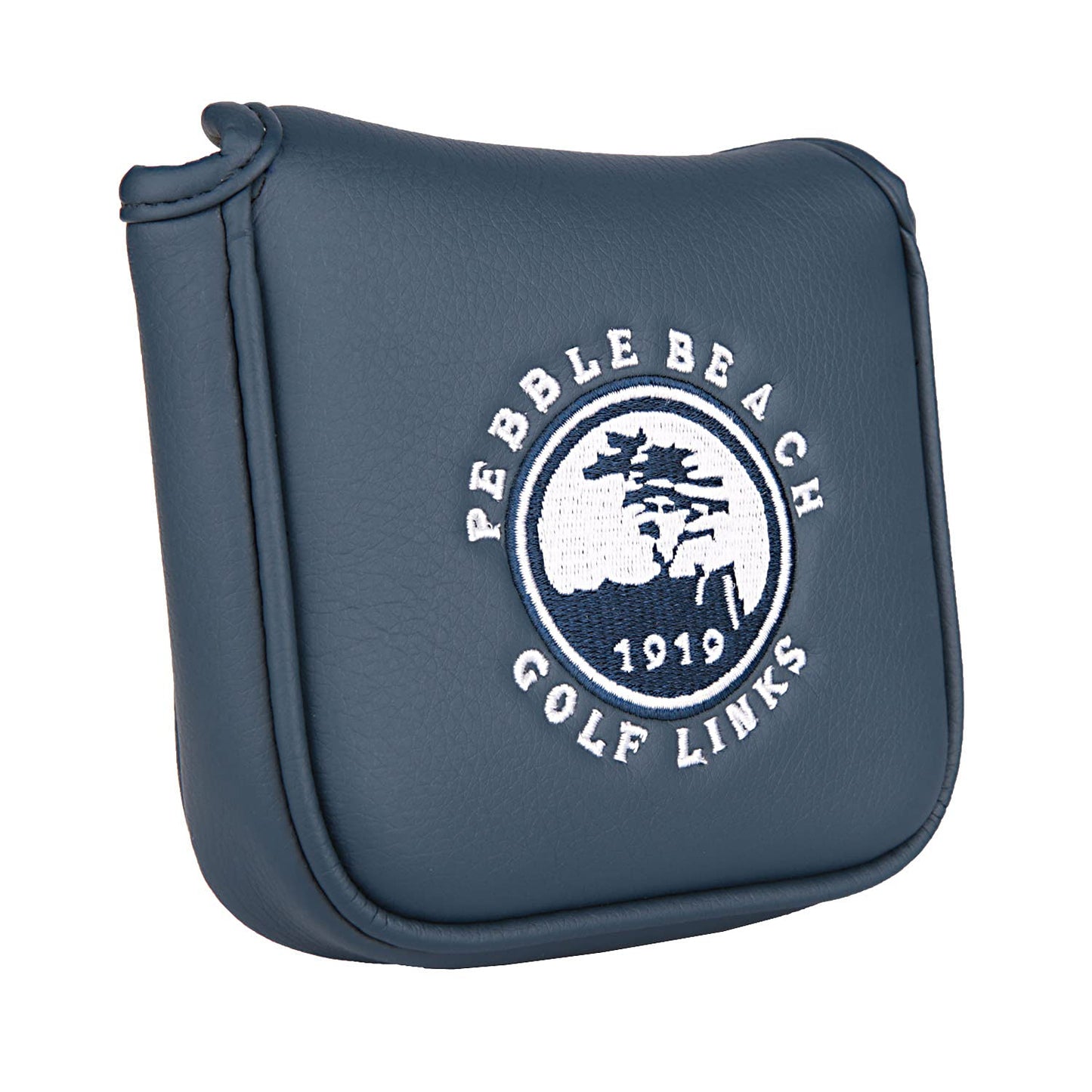 HISTAR Pebble Beach Magnetic Closure Golf Square Mallet Shaped Putter Cover for Scotty Cameron (Blue)