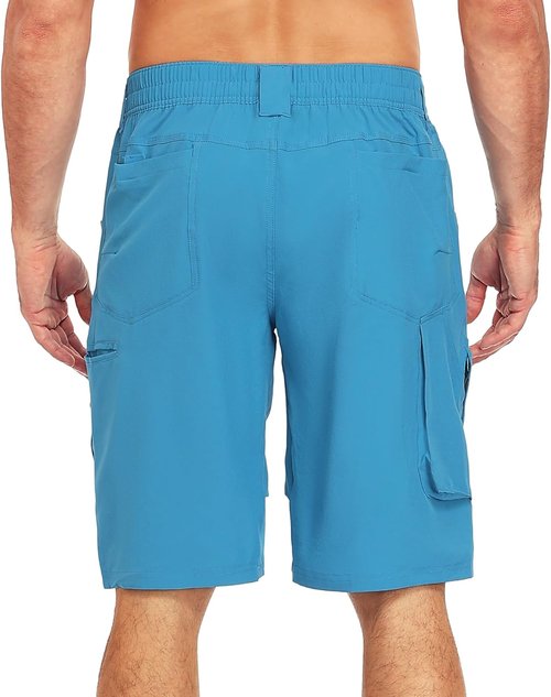 Little Donkey Andy Men's Hiking Cargo Shorts - Quick Dry, Waterproof, Lightweight | 9 Pockets for Convenience