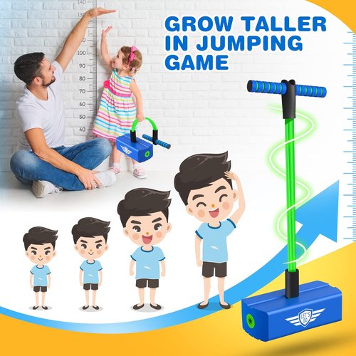CUUGO Let's Go! CG Jumping Pogo Stick - Foam Jumper for Kids Aged 3-12 | Fun Indoor & Outdoor Toy