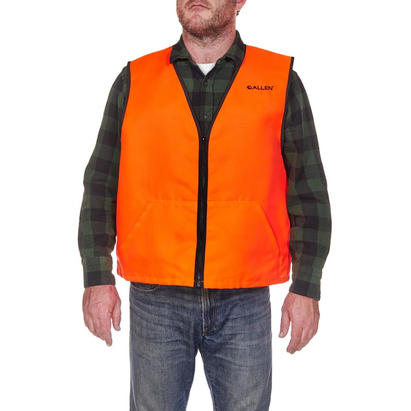 Allen Company Deluxe Orange Hunting Vest, Blaze, Medium