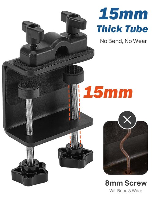 JOYTUTUS Truck Bed Bike Rack Mount, Bike Rack for Pickup Truck Bed, No Remove Tire, Anti-Wobble Bike Holder, Strengthen Metal Bicycle Mount