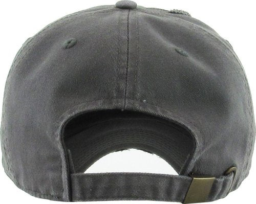 KBETHOS Vintage Washed Distressed Cotton Dad Hat - Adjustable Unisex Baseball Cap | Stylish Headwear