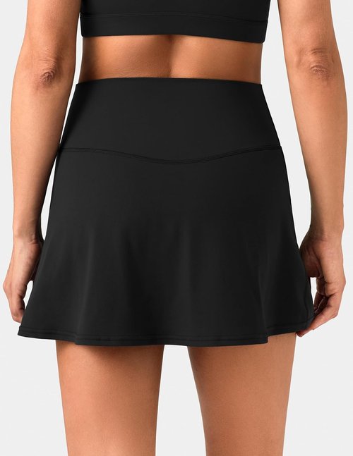 Colorfulkoala Dreamlux Skorts for Women - High Rise Athletic Golf & Tennis Skirts with Built-in Shorts & Pockets