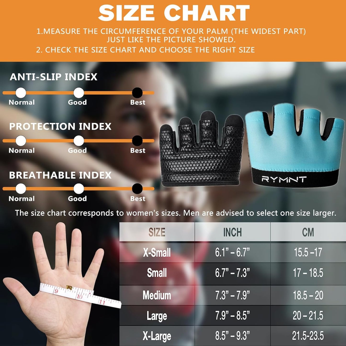 Minimal Workout Gloves - Short Micro Weight Lifting Grip Pads with Full Palm Protection for Men & Women