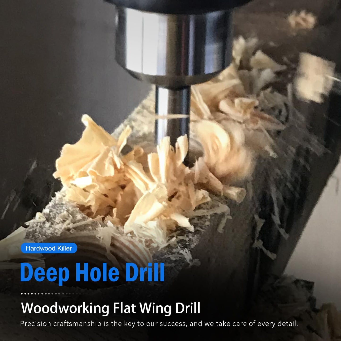 Waterspout 2 Inch Carbon Steel Forstner Drill Bits, Set of 1, Wood & Plastic Drilling, Hinge Cutter Tool with Storage Case