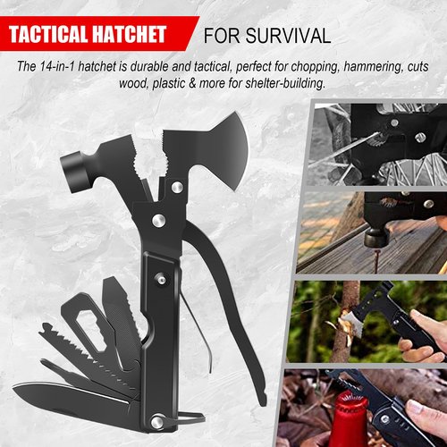 Gifts for Men Christmas 146Pcs Survival Kit First Aid Kit, Emergency Kit with Survival Tools, Medical Supplies for Camping, Travel, Outdoor Adventure