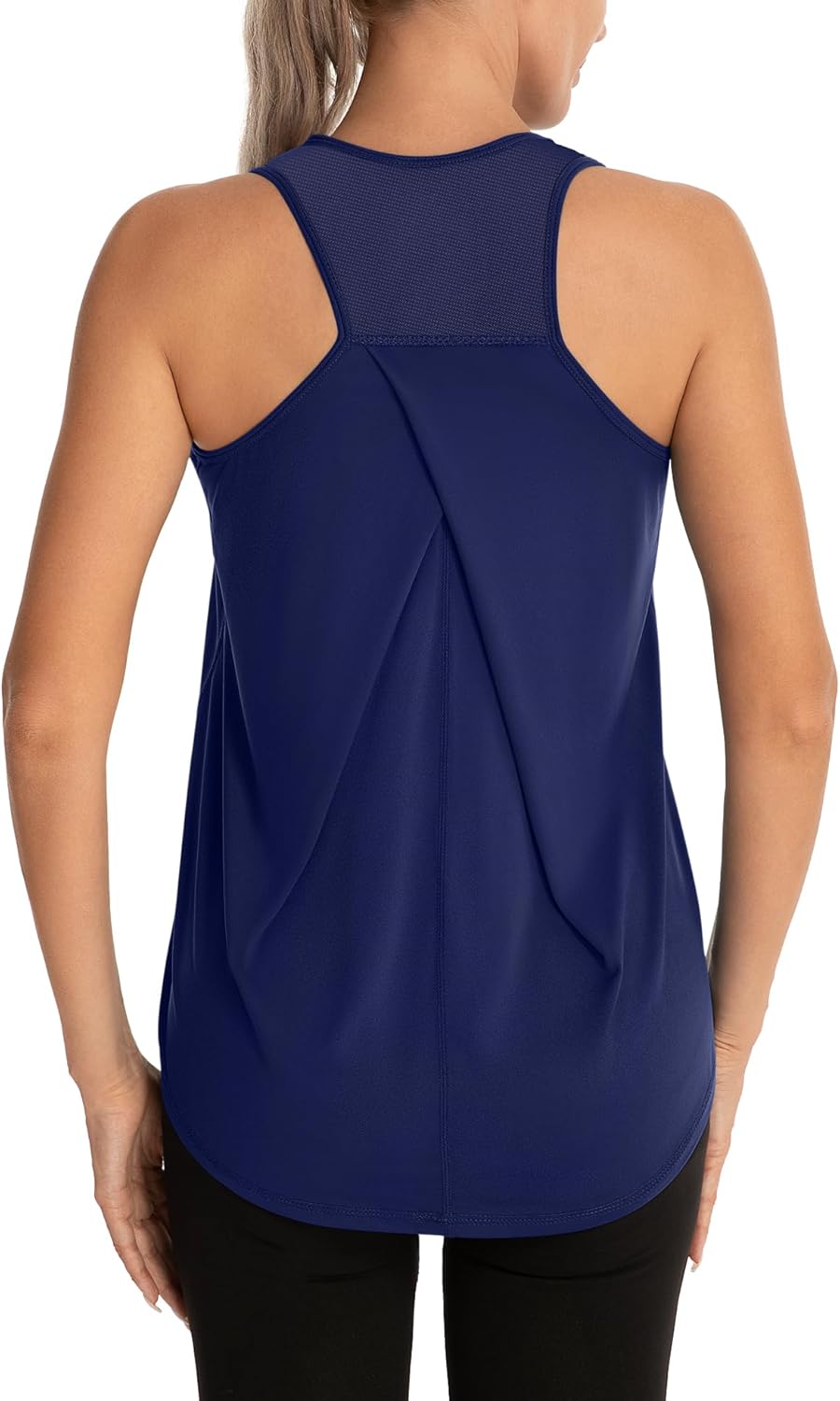 Aeuui Women's Racerback Tank Tops - Breathable Mesh Yoga Shirts for Athletic Workouts | Sleeveless Gym Wear