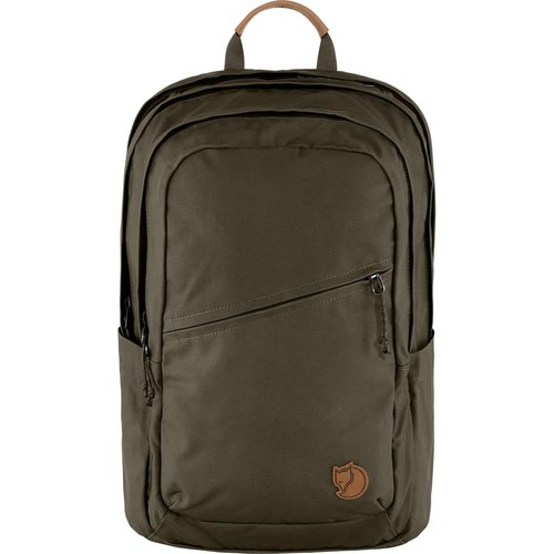 Fjällräven Räven 28 Backpack - Multi-Pocket Organization, Padded Support, Durable Fabric - Commuting, Travel, Dark Olive