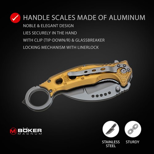 BOM01MB713-BRK Black Scorpion Linerlock