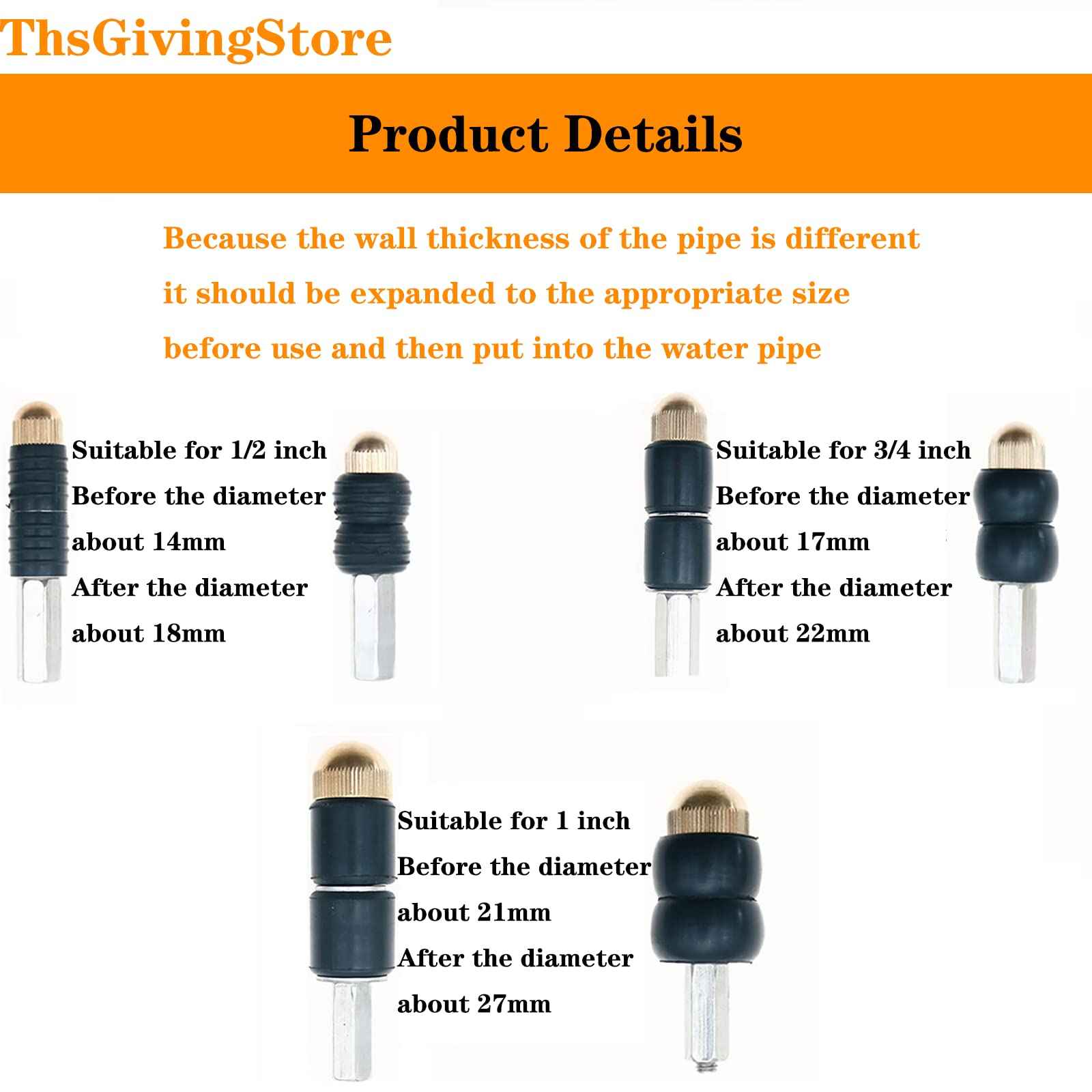 Universal Hot-Melt Water Stop Pin, Copper Pipe Water Stopper Tool Water Stop Needle for Plugging Water Repair Plumbing (1 Set)