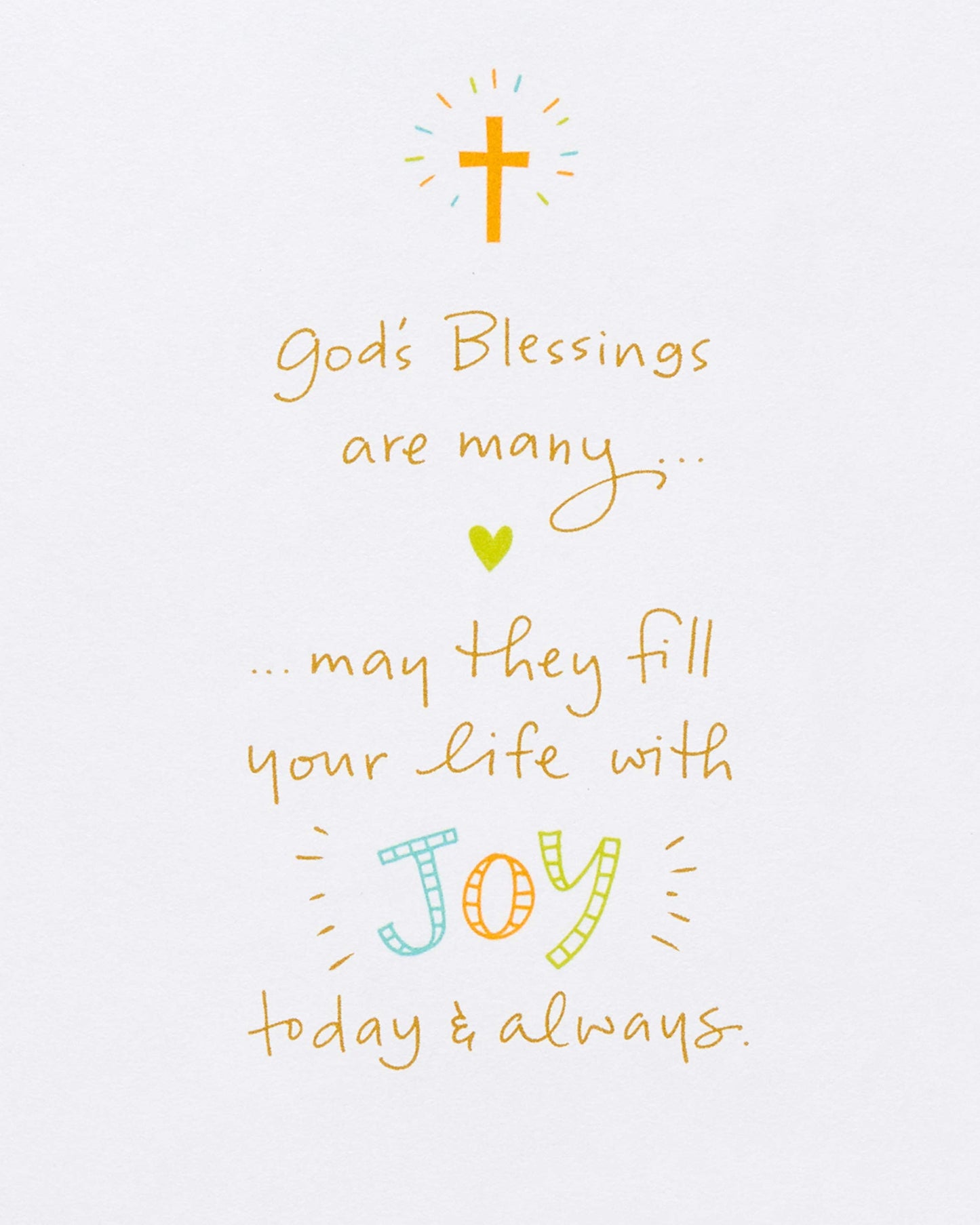 American Greetings Confirmation Card for Confirmation (May They Fill Your Life with Joy)