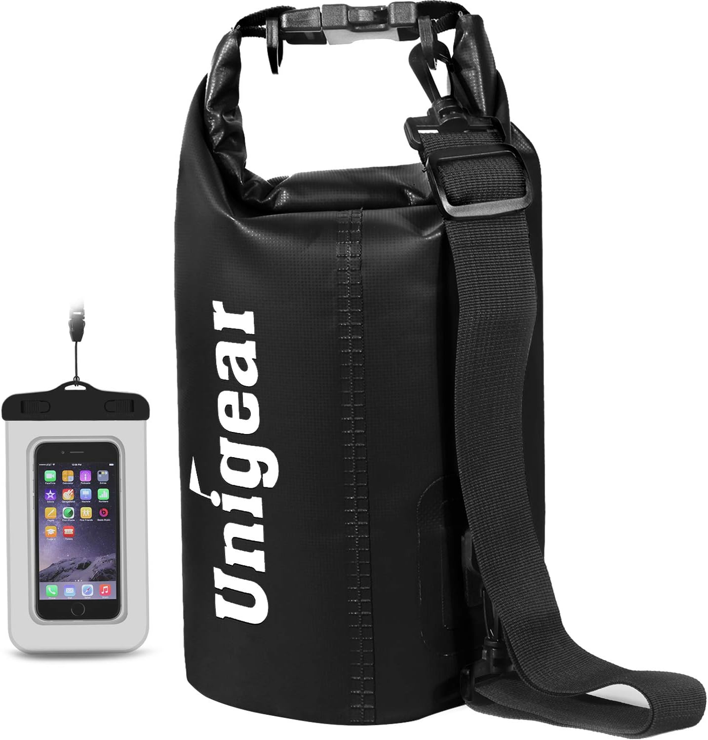 Unigear Waterproof Dry Bag - Lightweight Floating Design for Kayaking, Boating & Camping | 2L to 40L Sizes