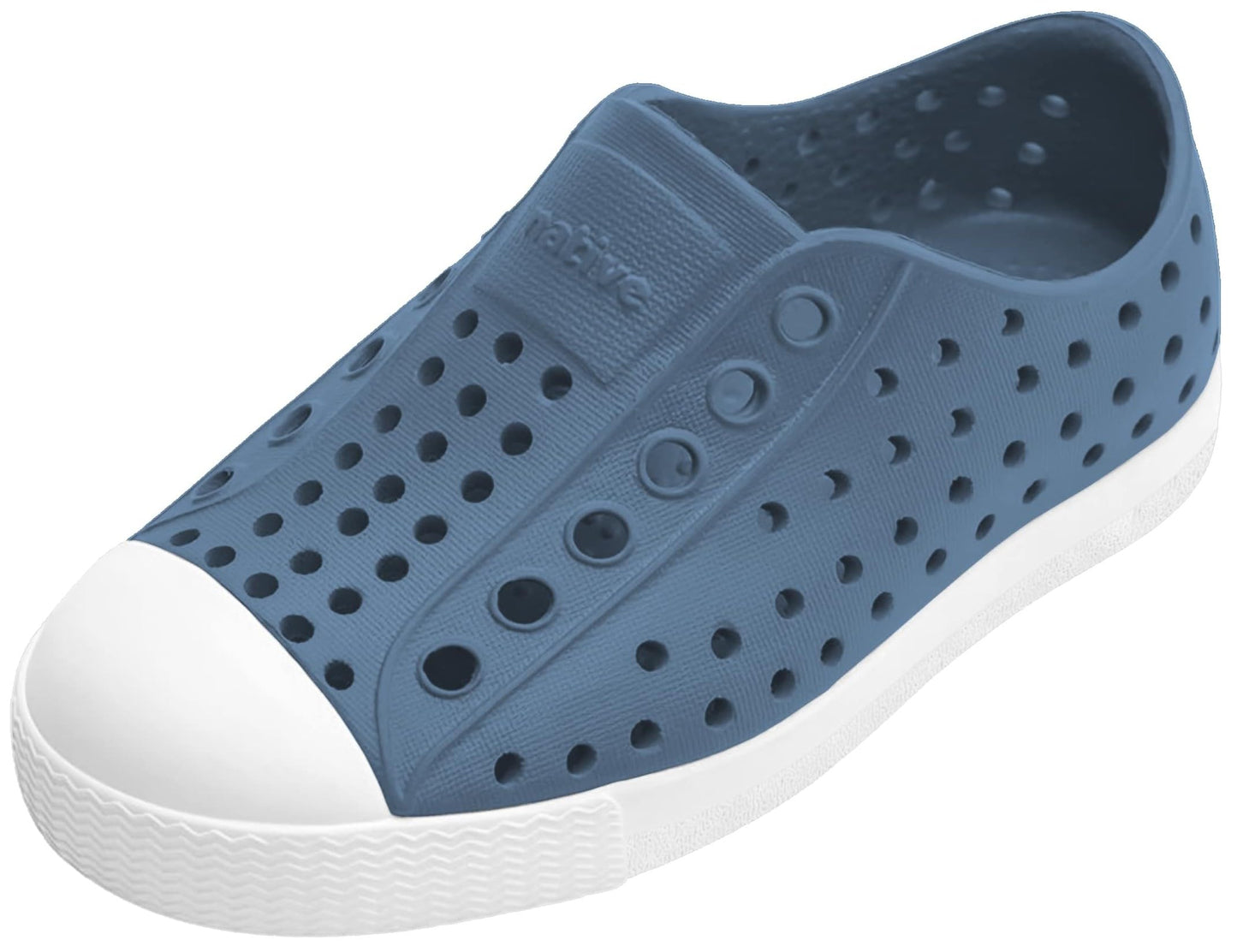 Native Shoes Unisex-Kids Jefferson Sneakers, Oasis Blue/Shell White, 2 Little Kid