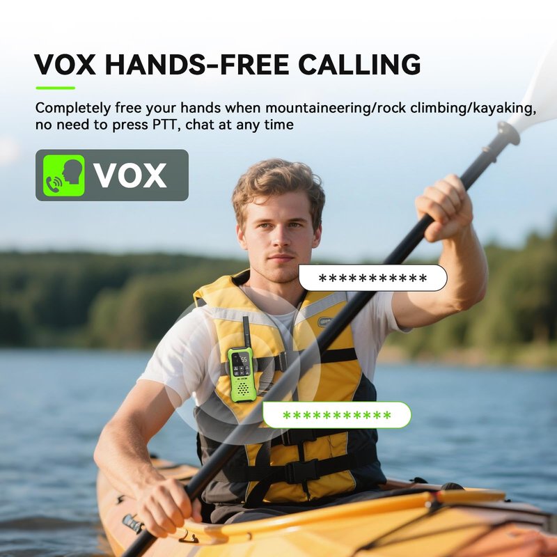 Retevis RT49P Waterproof Two Way Radio, IP67 Waterproof Floating Walkie Talkies, Rechargeable Walkie Talkies for Adults, VOX, NOAA, Flashlight, SOS, for Kayaking, Camping, Skiing 4 Pcs Green