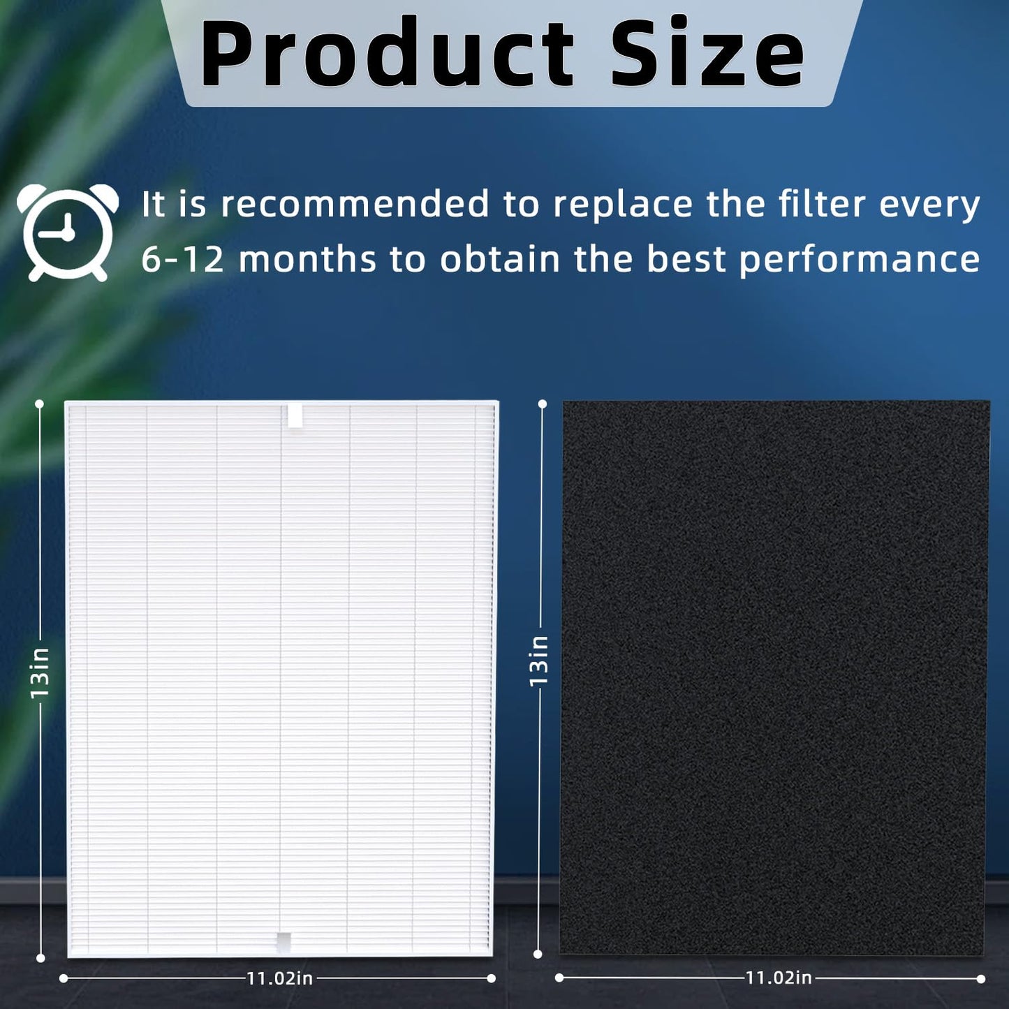 Amboseli 10 Pack C545 H13 HEPA Replacement Filter S Compatible with Winix C545 Air Purifi-er, Replaces Part 1712-0096-00 and 2522-0058-00