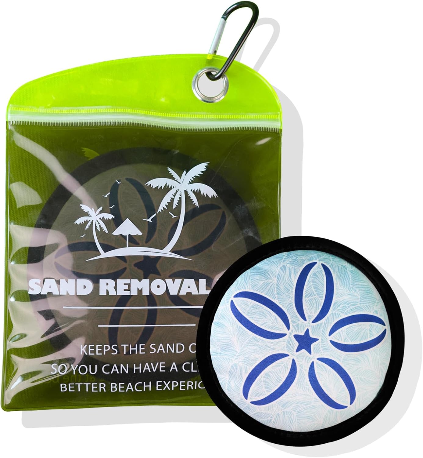 Skiennix Beach Sand Remover - Gentle Instant Sand Removal Bag for Travel & Vacation Essentials