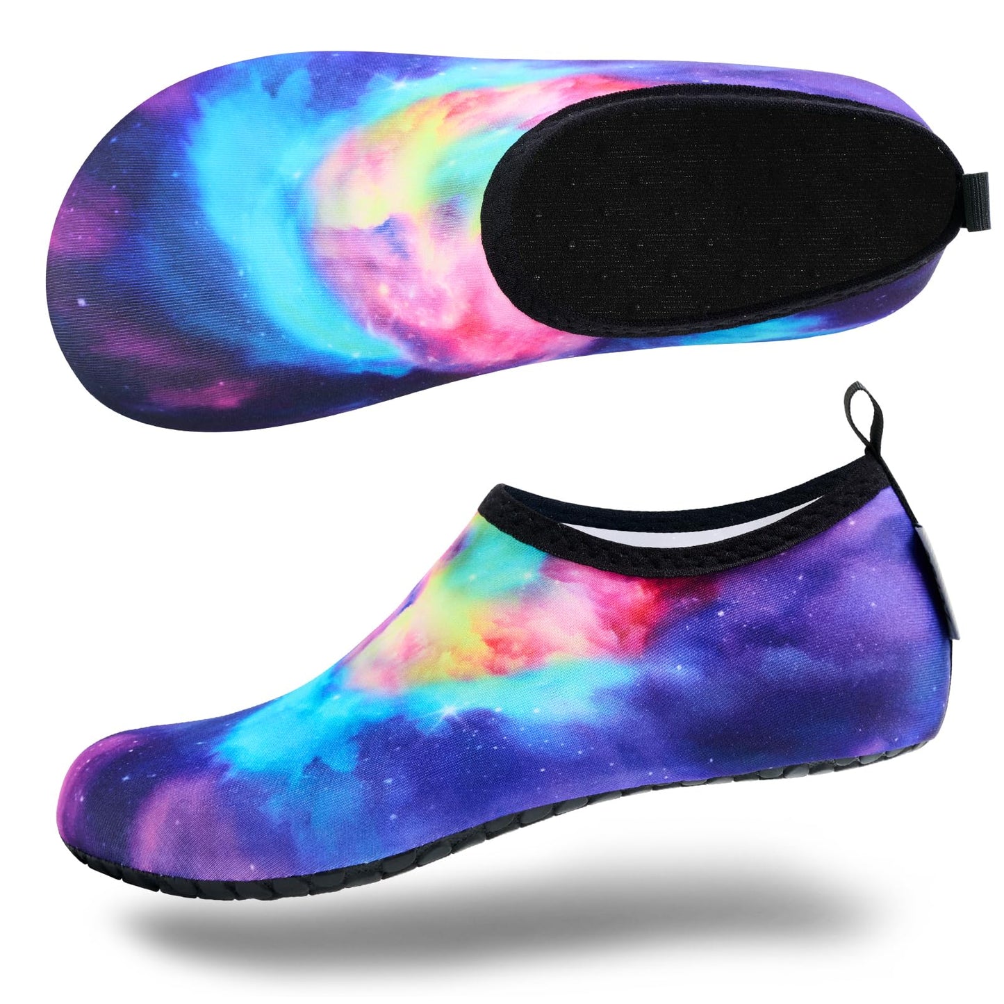 VIFUUR Water Sports Unisex Shoes Colorful Aurora - 5.5-6.5 W US/ 4.5-5.5 M US (36-37)