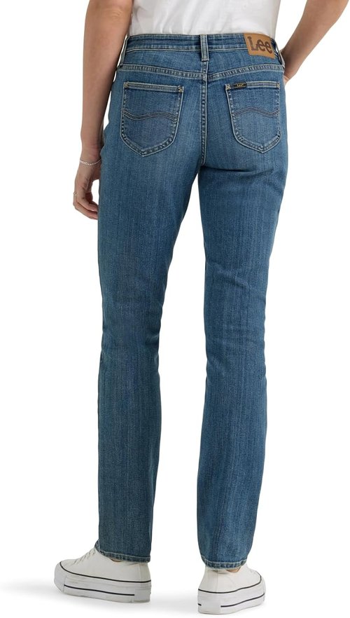 Lee Women's Legendary Jeans - Mid Rise Straight Leg Design for Ultimate Comfort & Style