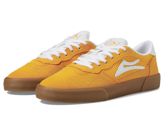 Lakai Cambridge Mens Skate Shoes, Gold/Gum Suede, 6.5