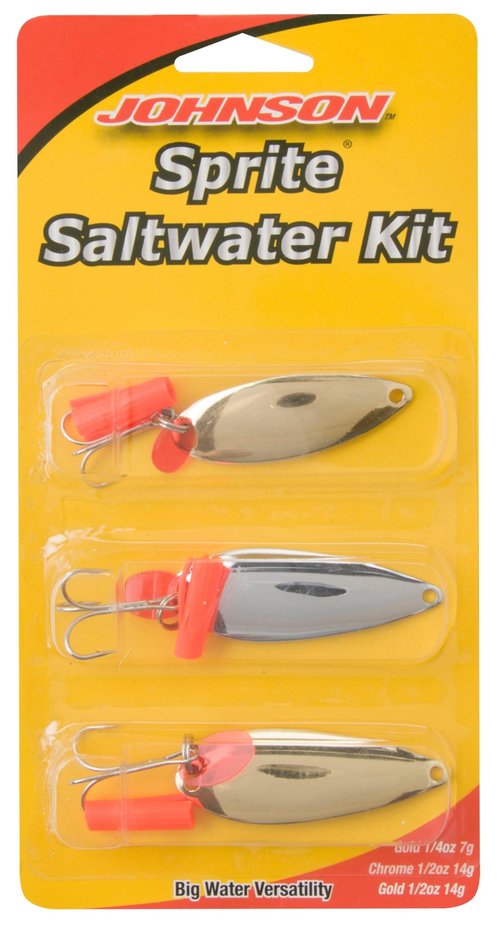 Berkley Johnson Sprite Fishing Hard Bait, Assorted Saltwater Kit, 2in - Varied