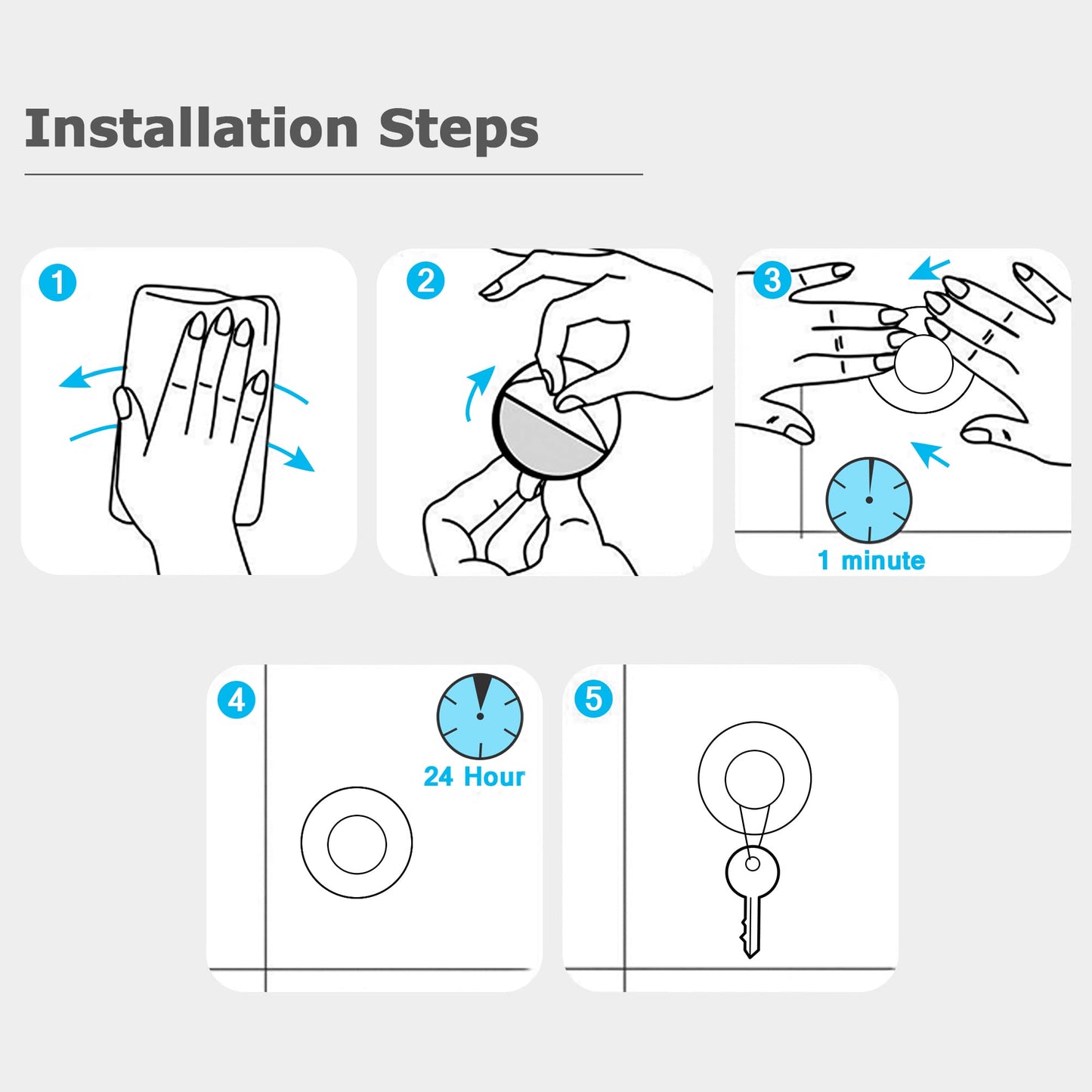 LJLink Modern Round Hook Matte Black Self Adhesive Wall Hook 2 Pack Stainless Steel Coat Hooks Towel Hanger for Kitchen Bathroom