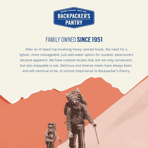 Backpacker's Pantry Fiesta Beef & Vegetable Bowl - Freeze-Dried Camping Meal, 1 Count