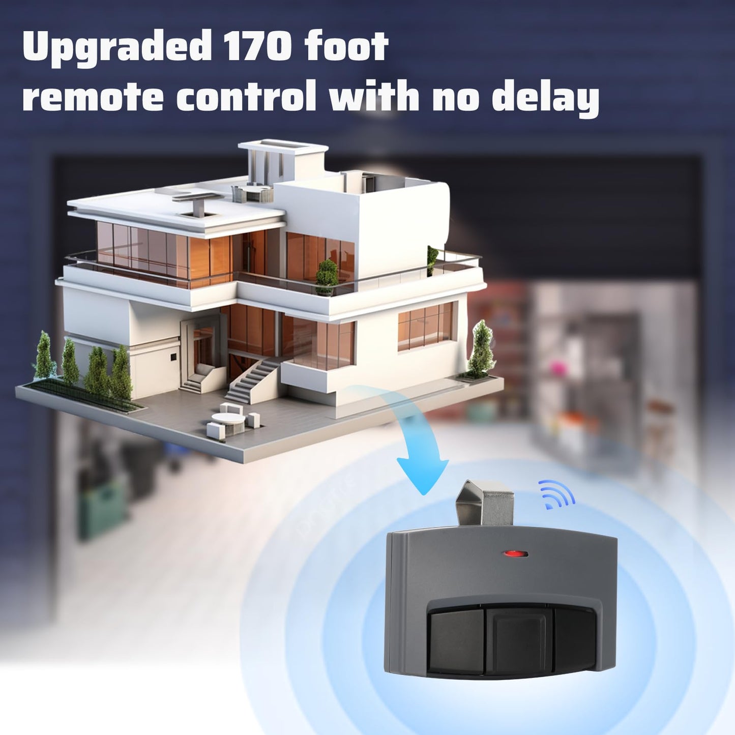 2 for Sears Craftsman Garage Door Remote Universal, 139.53753 139.53680 139.53879 139.53753 139.18191 139.30498 HBW2028 139.53681 HBW1255 81LM 891LM 893MAX 373LM CMXZDCG453