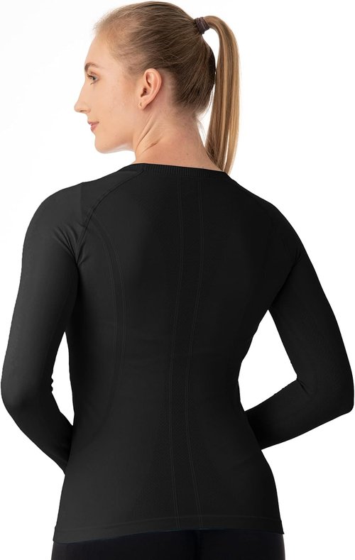 MathCat Seamless Workout Shirts - Long Sleeve Yoga Tops for Women | Breathable Athletic Fit XS-XL