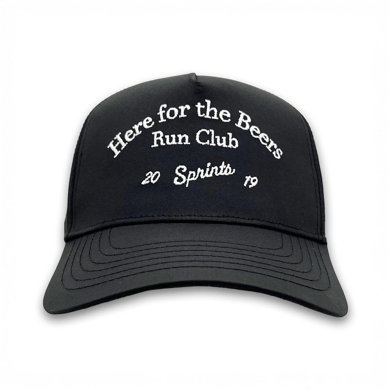 Sprints Structured VP Performance Cap | The Lightweight, Quick Dry, Sport Hat, One Size, Unisex (Here for The Beers Run Club)