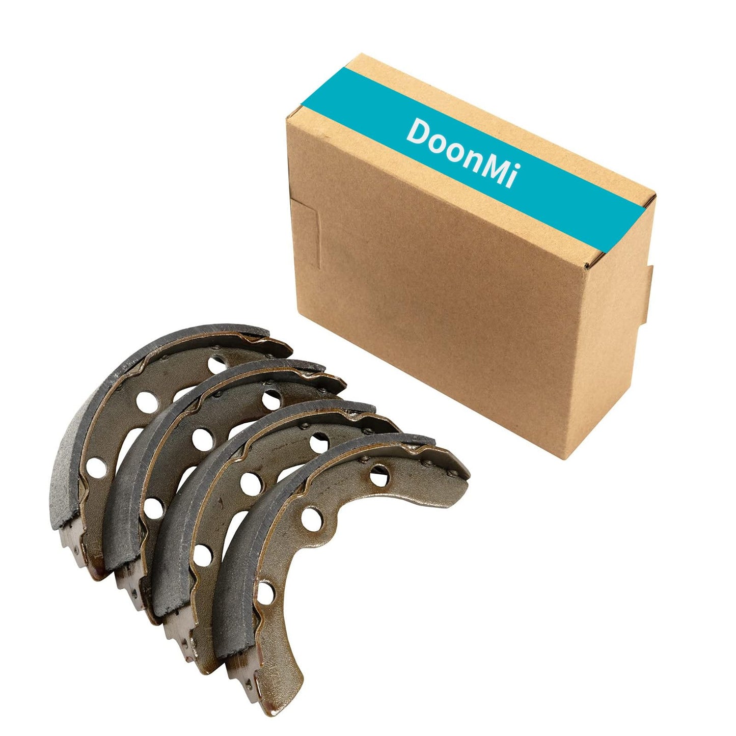 DoonMi Golf Cart Replacement Brake Shoes Set for ClubCar Black OEM#1018232-01……
