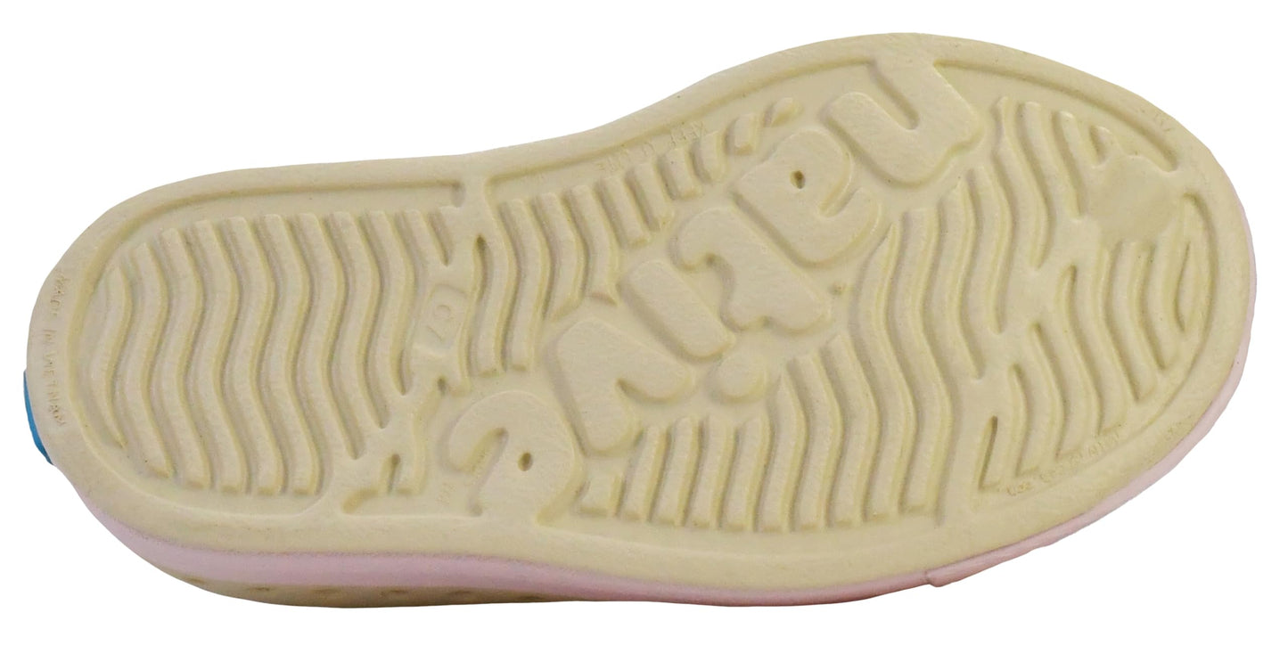 Native Shoes Unisex-Kids Jefferson Sneakers, Bone White/Milk Pink, 2 Little Kid