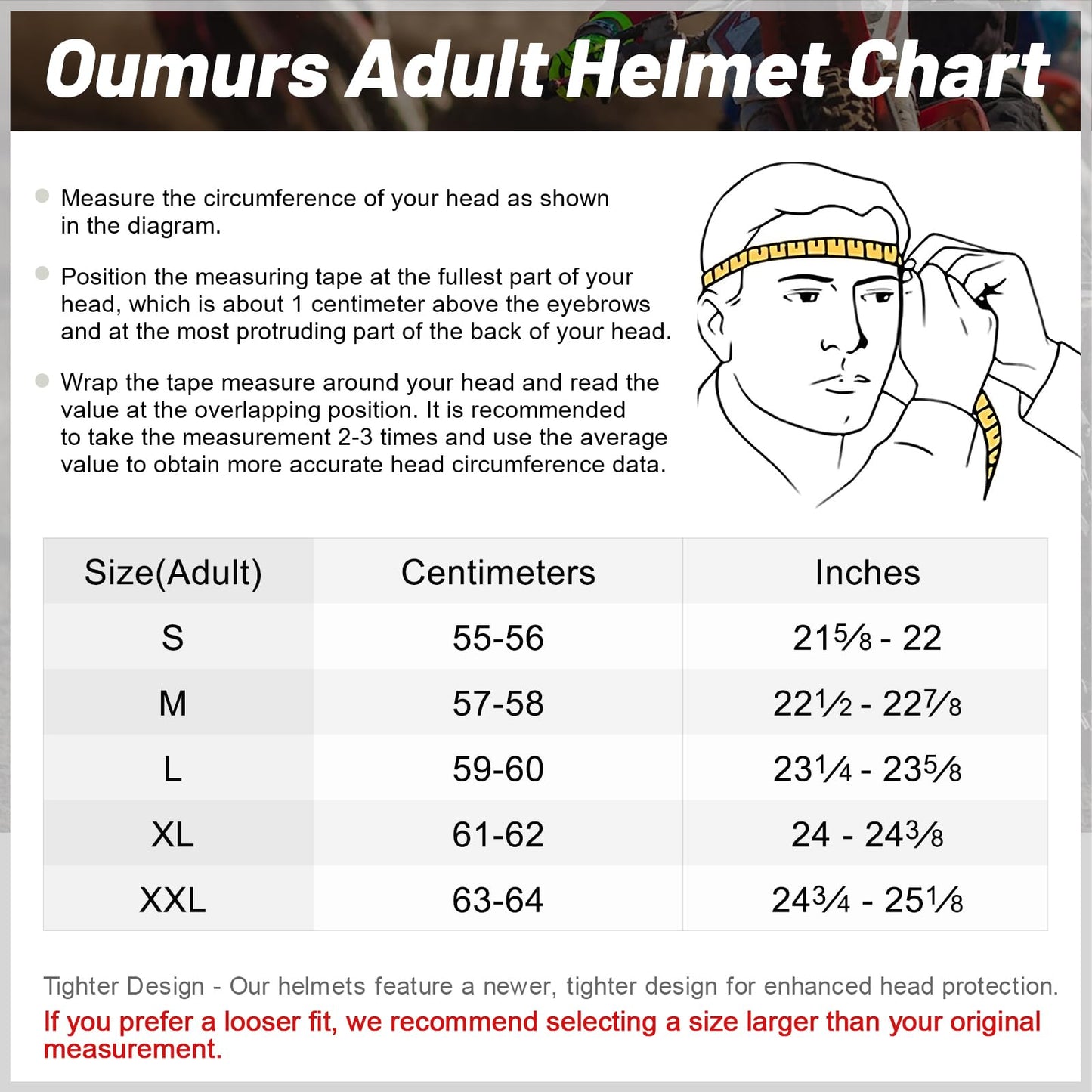 OUMURS Adult ATV Dirt Bike Helmet with Gloves & Mask Adjustable Sun Visor Motorcycle Adult Helmet Off-Road Motocross Downhill Moped MX for Unisex-Adult-Yellow Blue, XL