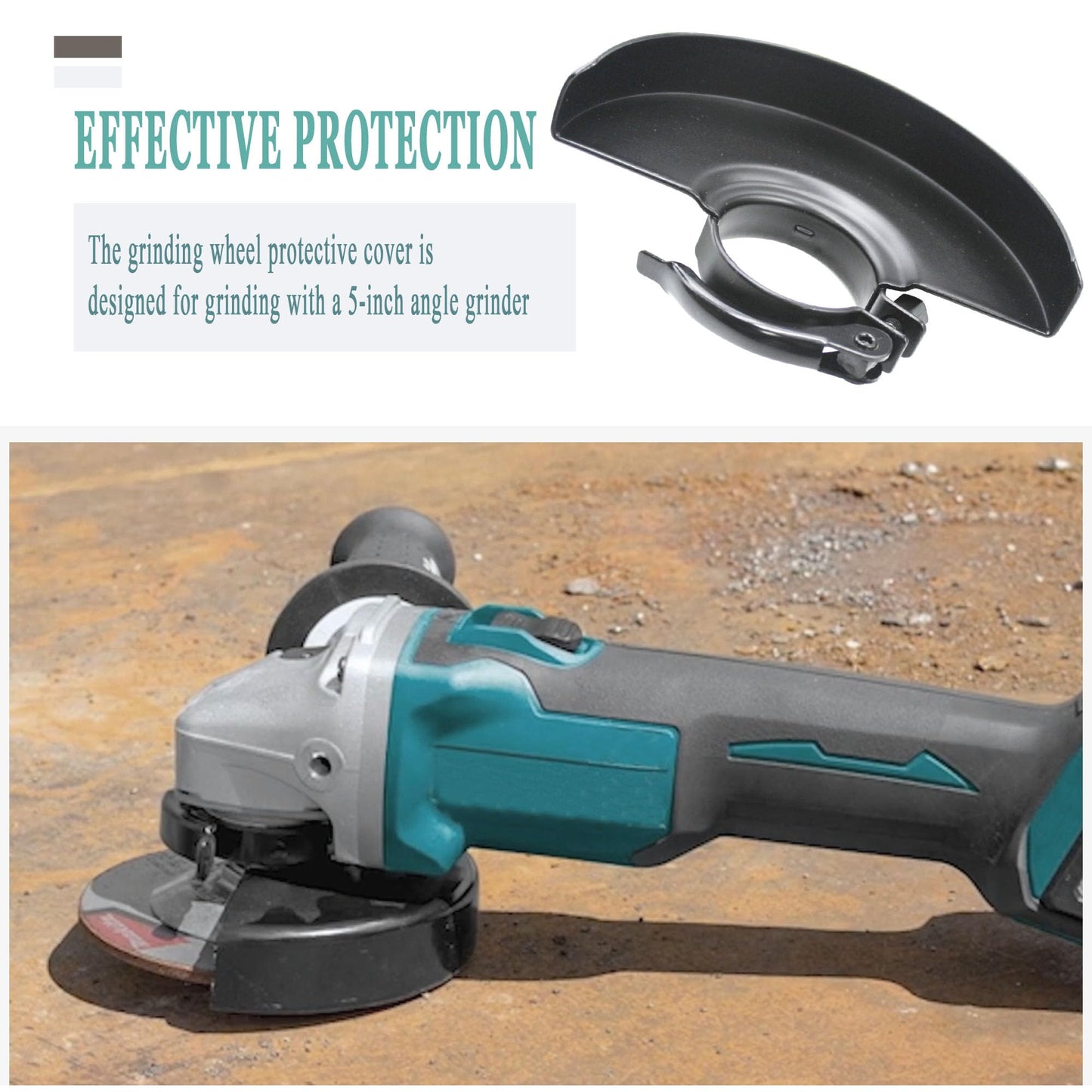 397661-01 Grinder Guard 5 inch 4-1/2 inch for Dewalt Angle Grinders D28402 DCG412B D28116 DW818 DC413 D28402, D28402N, D28402K, D28116,Replacement Cut-Off Tool Angle Grinder Guard