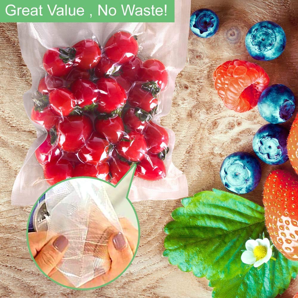 O2frepak Plus Quart 10"x13" Vacuum Sealer Bags 100ct BPA Free Food Storage