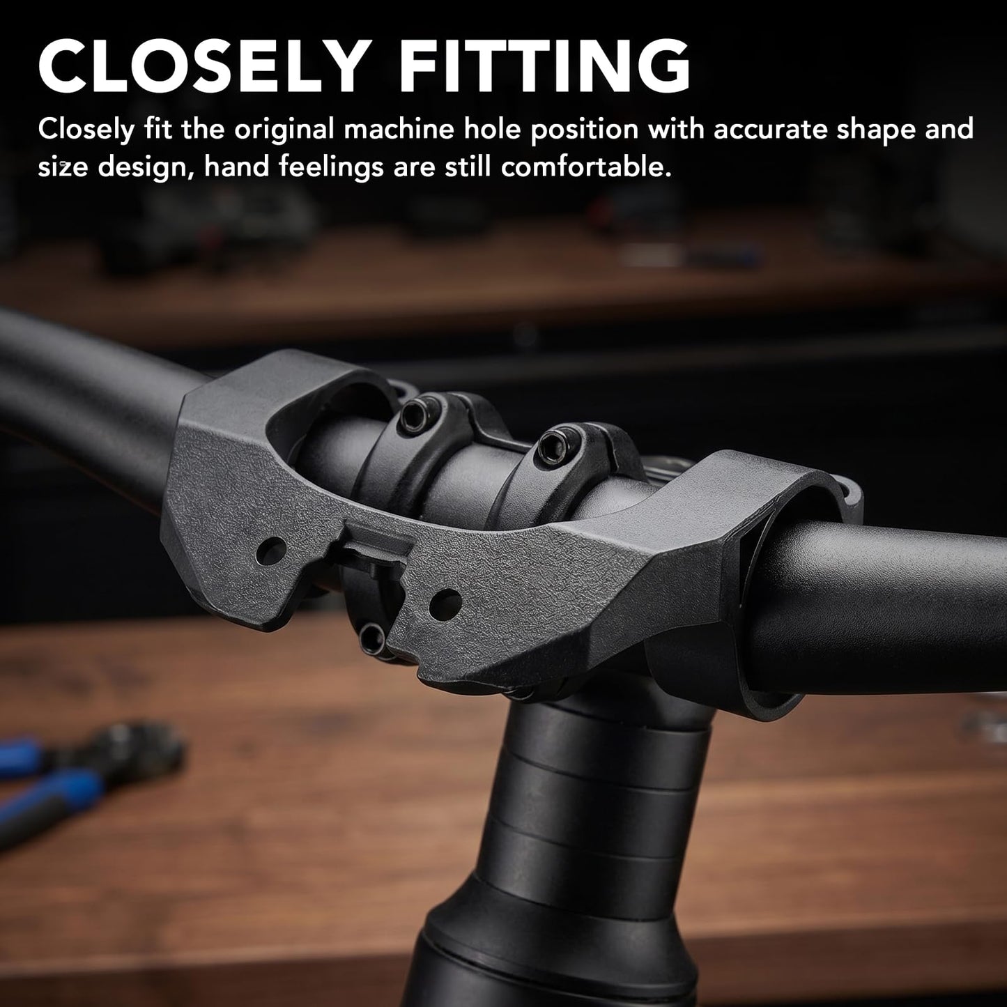 Electric Bike LCD Display Holder, Sturdy Plastic Meter Bracket Replacement for BAFANG 850C C965 Monitor, Precision Fit E Bike Screen Mount, Easy Install Cycling Accessory
