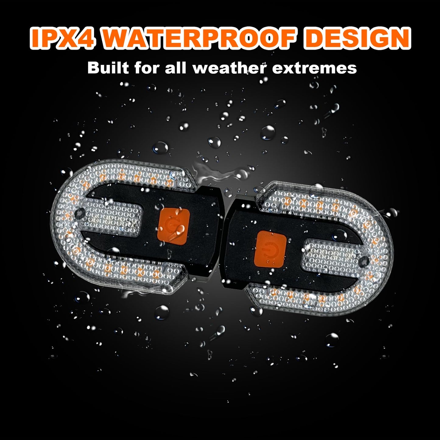 Bike Tail Light with Turn Signal, Bicycle Turn Signals Rear Bike Light Remote Control USB Rechargeable Split 5 Modes Waterproof Bike Taillights Can be Mounted on Front and Rear