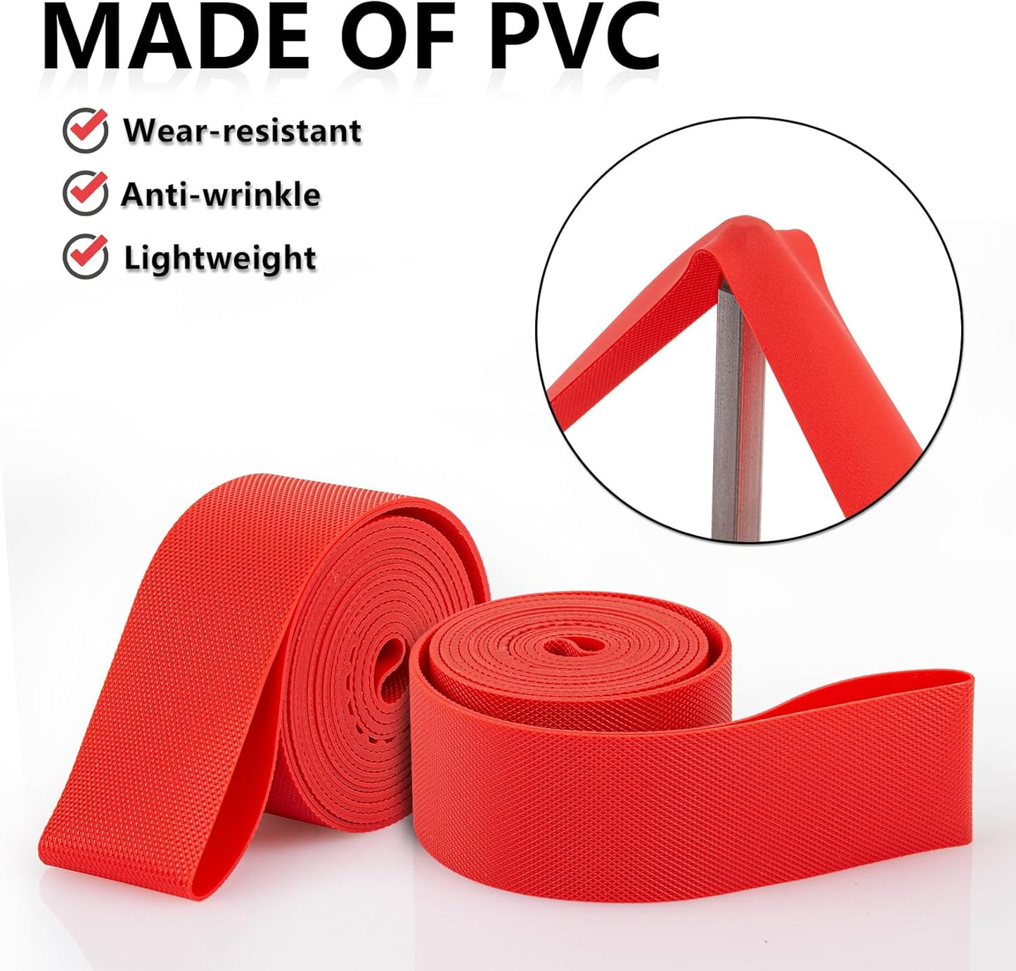PSLER Bicycle Rim Liner - Durable Tire Protection Strip | 2-Pack Bicycle Accessories