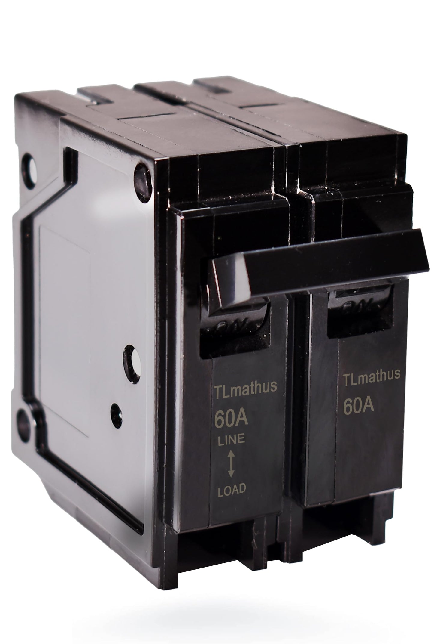 Q260 60-Amp Double Pole Type QP Circuit Breaker Plug-in Mount Standard MCB Thermal Magnetic Protection, 10KA 120/240V, Compatible with Siemens PL and ES Series Load Centers(2P 60A)
