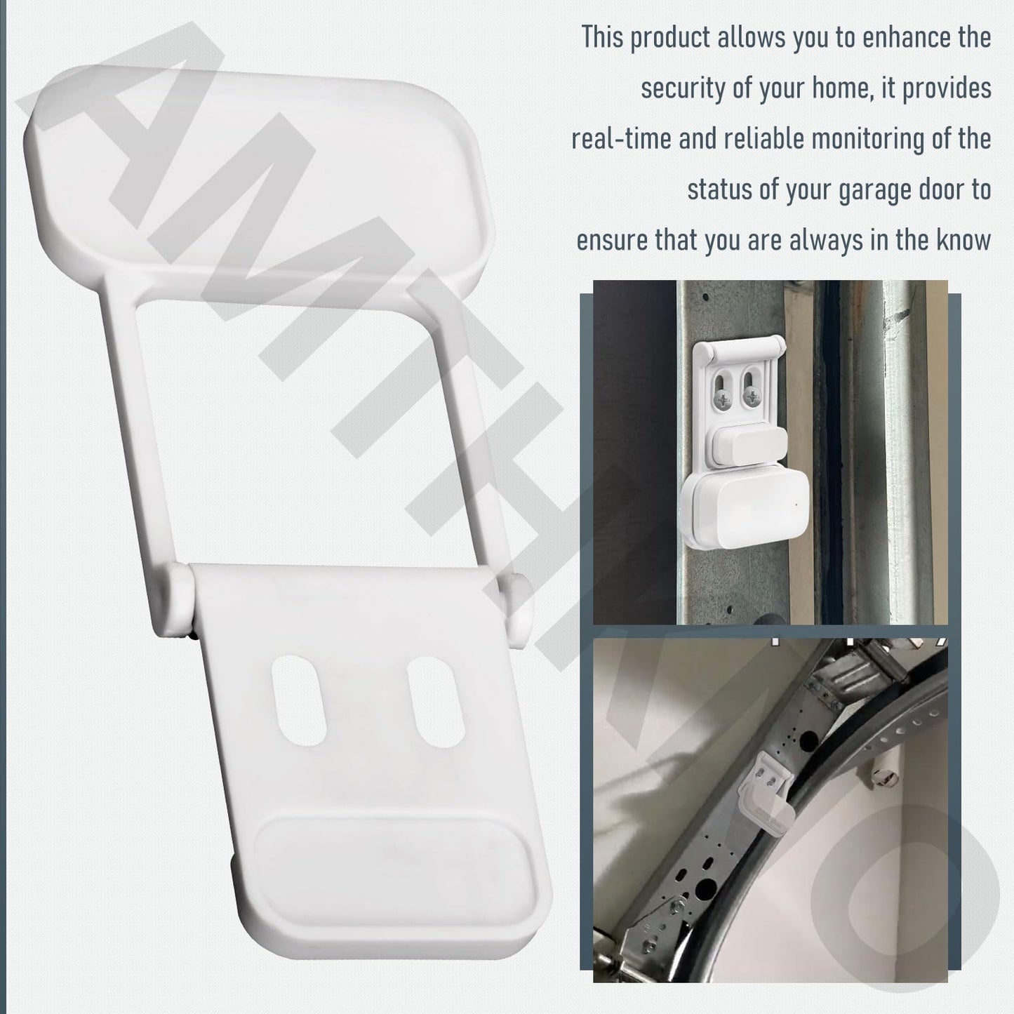 Garage Door Mount Bracket for A-qara Door and Window Sensor, Easy Installation Garage Door Security Accessory