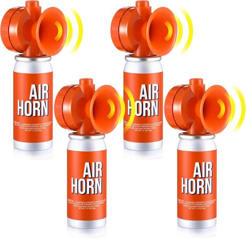 Air Horn 1.4oz - 122dB Loud Marine Safety Horn | Emergency Use, Heard Up to 1/2 Mile Away