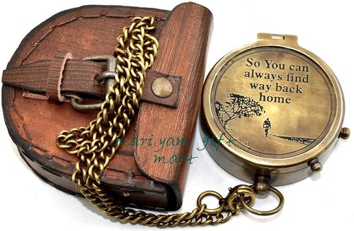 So You Can Always Find Your Way Back Home”, Camping Compass Engraved with Gift Compass for Birthday, Anniversary, Graduation Day, Valentine’s Day, Baptism Gifts, Inspirational Gift