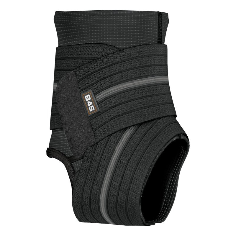 Shock Doctor Ankle Sleeve with Compression Wrap Support (Black, Medium)