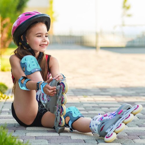 BOSONER Kids Protective Gear Set - Knee & Elbow Pads for Roller Skating, Cycling & BMX | Durable & Comfortable
