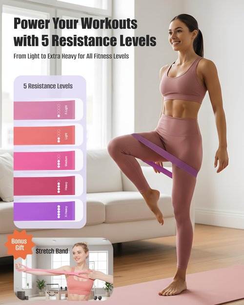 Pilates Essentials Kit for Women – Pilates Ring with Counter, Home Pilates Workout Kit with 14" Pilates Ring & Ball Set, Resistance Bands and Grip Socks – Ideal for Beginner Home Workouts
