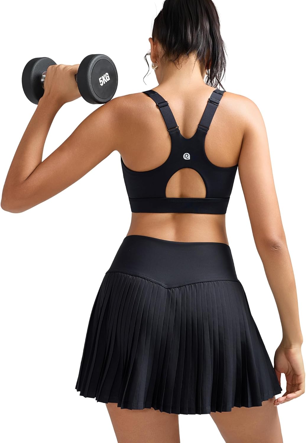 RUNNING GIRL Sports Bra - High Impact Supportive Design with Adjustable Straps & Sewn-In Pads